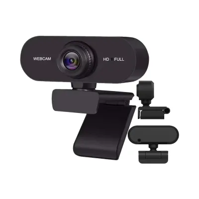 Webcam USB HD 1080P et 2K avec microphone intégré et autofocus