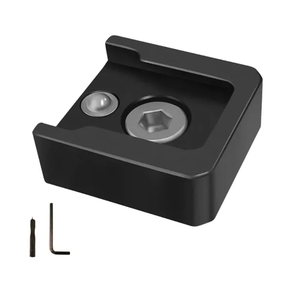 Adaptateur Cold Shoe en métal portable avec base de fixation Hot Shoe pour LED, moniteur et cage caméra