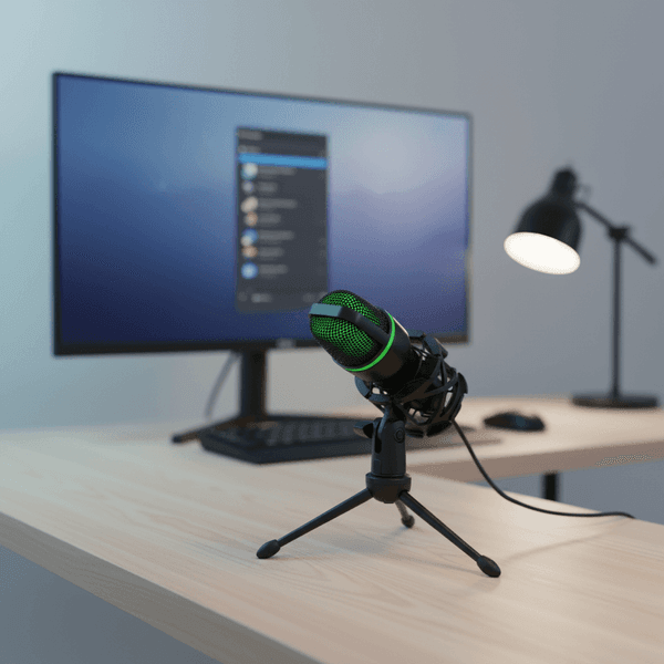 Microphone à condensateur USB professionnel pour PC portable, streaming, jeux vidéo, podcasts prometteurs, voix - Image 2