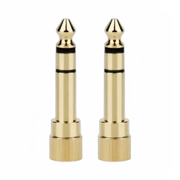 Adaptateur Jack 6,35 mm vers 3,5 mm HEDANP vue de face