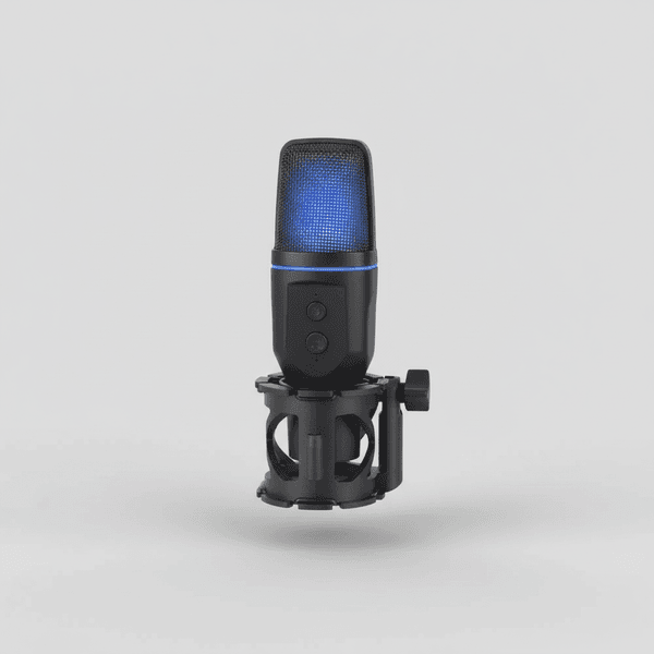 Microphone USB à condensateur RVB, fil de jeu, podcast, studio statique, streaming, ordinateur portable, ordinateur de bureau - Image 1