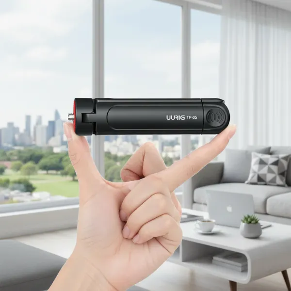 Mini trépied pliable EHANG tenu à la main, support bureau pour smartphone et appareils légers