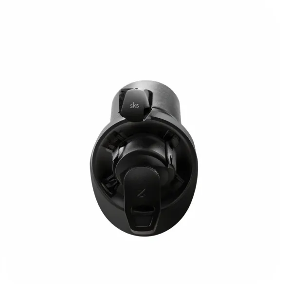 FIFINE K688 Microphone dynamique XLR/USB avec monitoring temps réel vue de dessus Microphone dynamique FIFINE K688 avec connectiques XLR et USB vu de dessus