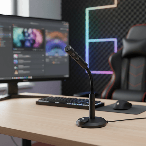 Microphone USB pour ordinateur de bureau, micro PC pour streaming prometteur, podcasting, micro de jeu pour Mac, microphones audio Windows - Image 2