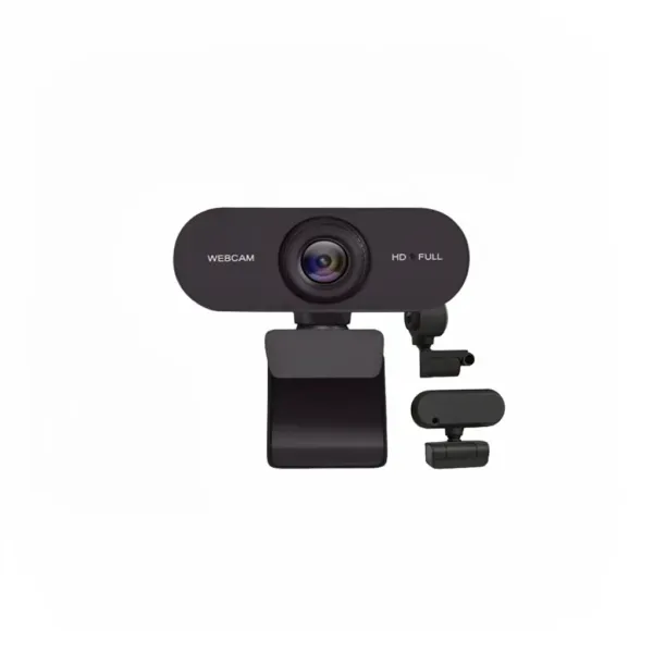 Webcam USB HD 1080P/2K avec Micro et Autofocus - Qualité Full HD Webcam USB HD 1080P/2K avec micro intégré et autofocus vue de face