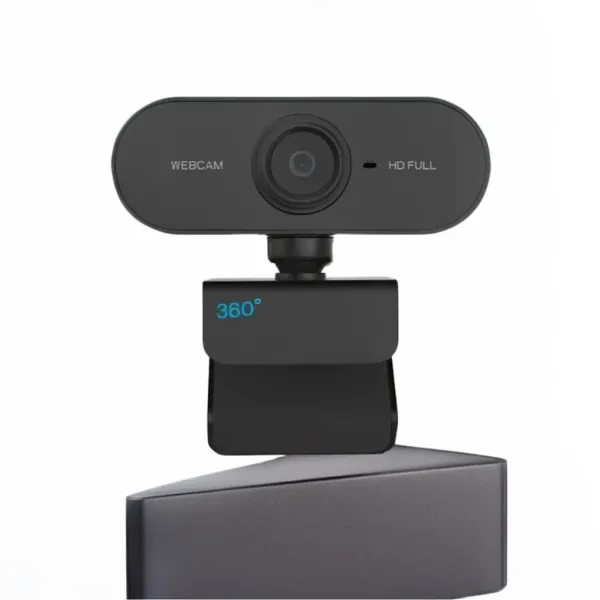 Caméra USB HD 720p avec microphone et trépied pour visioconférence et streaming Caméra USB HD 720p avec microphone intégré et trépied réglable