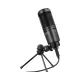 AT2020USB+ Microphone cardioïde à condensateur USB pour enregistrement de haute qualité Microphone AT2020USB+ cardioïde à condensateur USB sur pied trépied