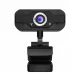 Webcam Full HD 1080p 60fps DIWROLY avec micro intégré et trépied vue de face Webcam Full HD 1080p 60fps DIWROLY noire avec micro intégré et trépied vue de face