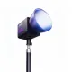 Lampe vidéo LED RGB portable Nagnahz ZGRL-60W - éclairage professionnel Lampe vidéo LED RGB portable Nagnahz ZGRL-60W allumée avec support