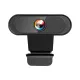 Webcam 1080P Full HD EOENKK avec microphone intégré et trépied USB vue de face