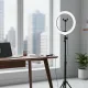 Anneau LED Selfie dimmable bi-color 16-26-33cm avec support réglable