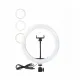 Anneau LED selfie dimmable bi-color Mrgabwte avec support smartphone et câble